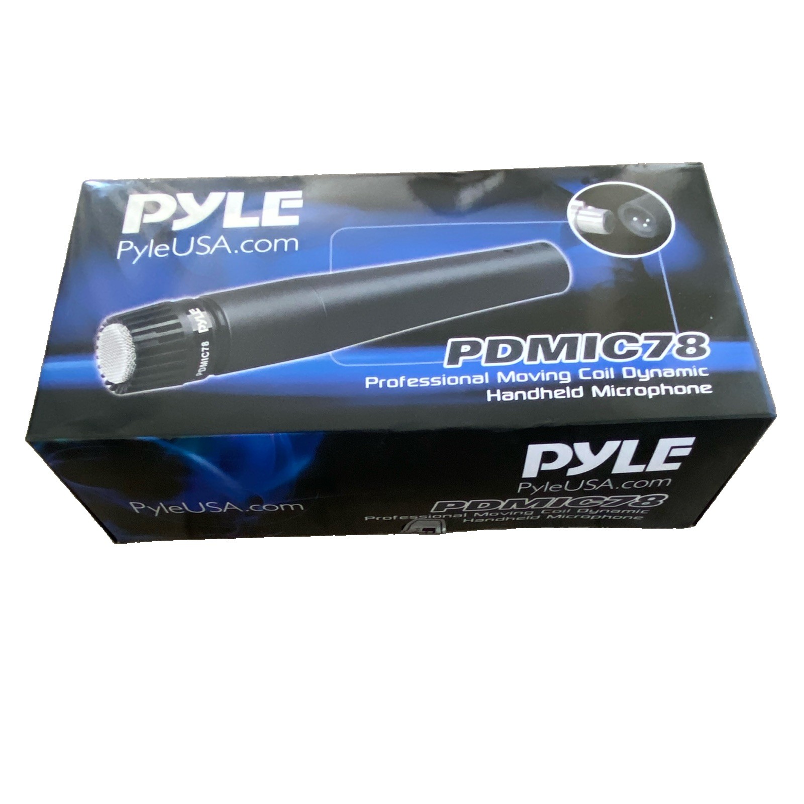 Pyle PDMIC78 Dynamic Unidirectional Handheld Mic w/ XLR to 1/4″ Cable