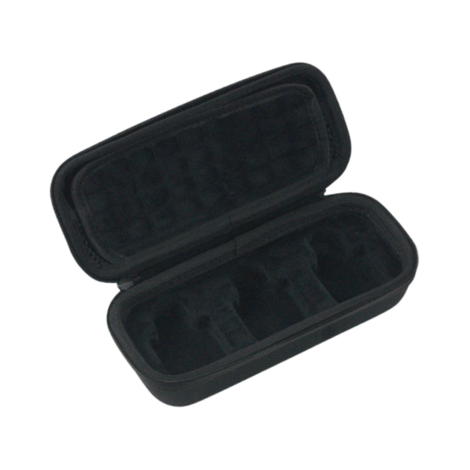 Cordless Mic Case Microphone Case for Cordless 3 Slots Trip Portable