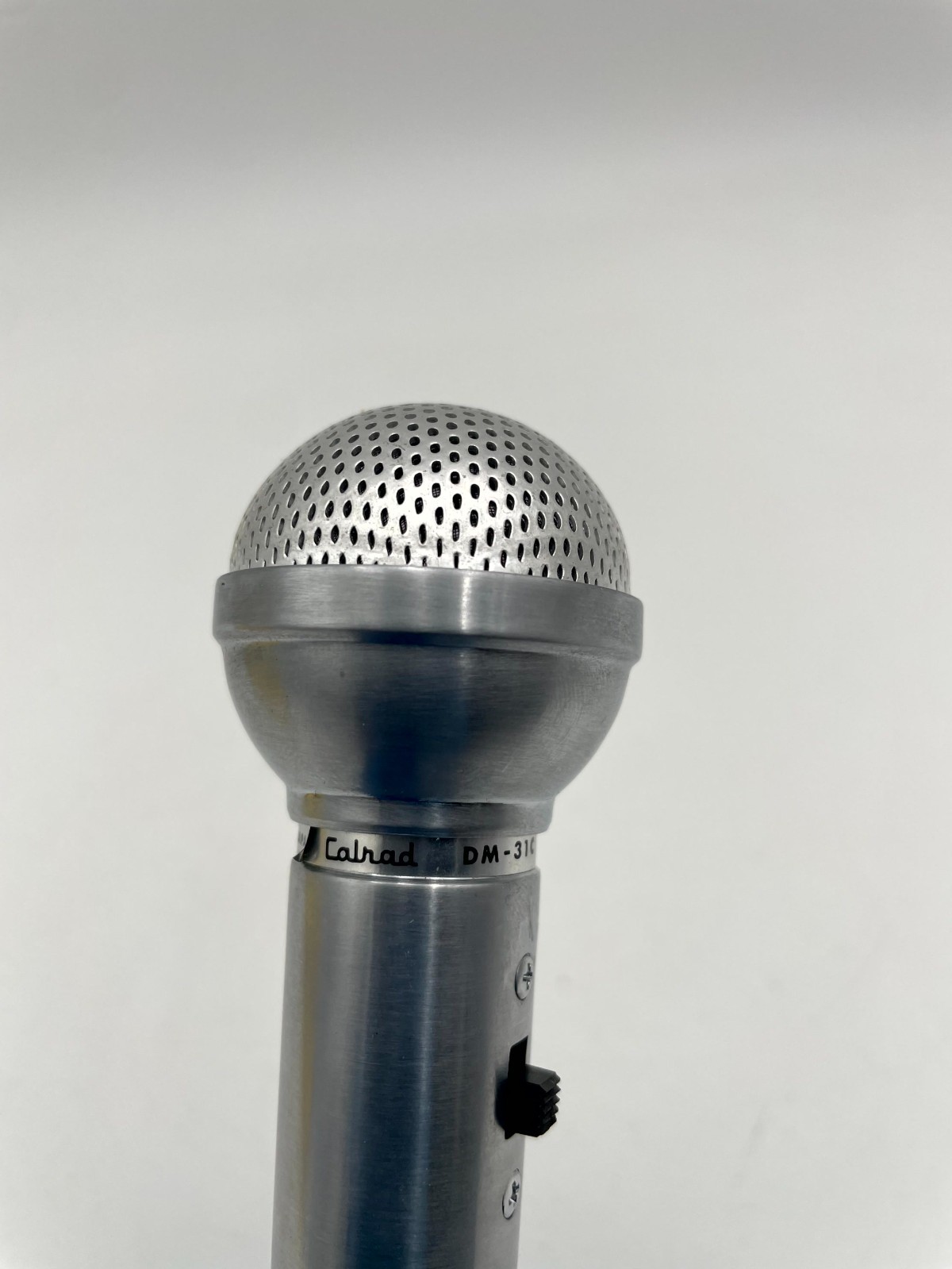 Calrad DM-31C Highball Dynamic Microphone Silver Wired On/Off Switch 50,000 Ohm