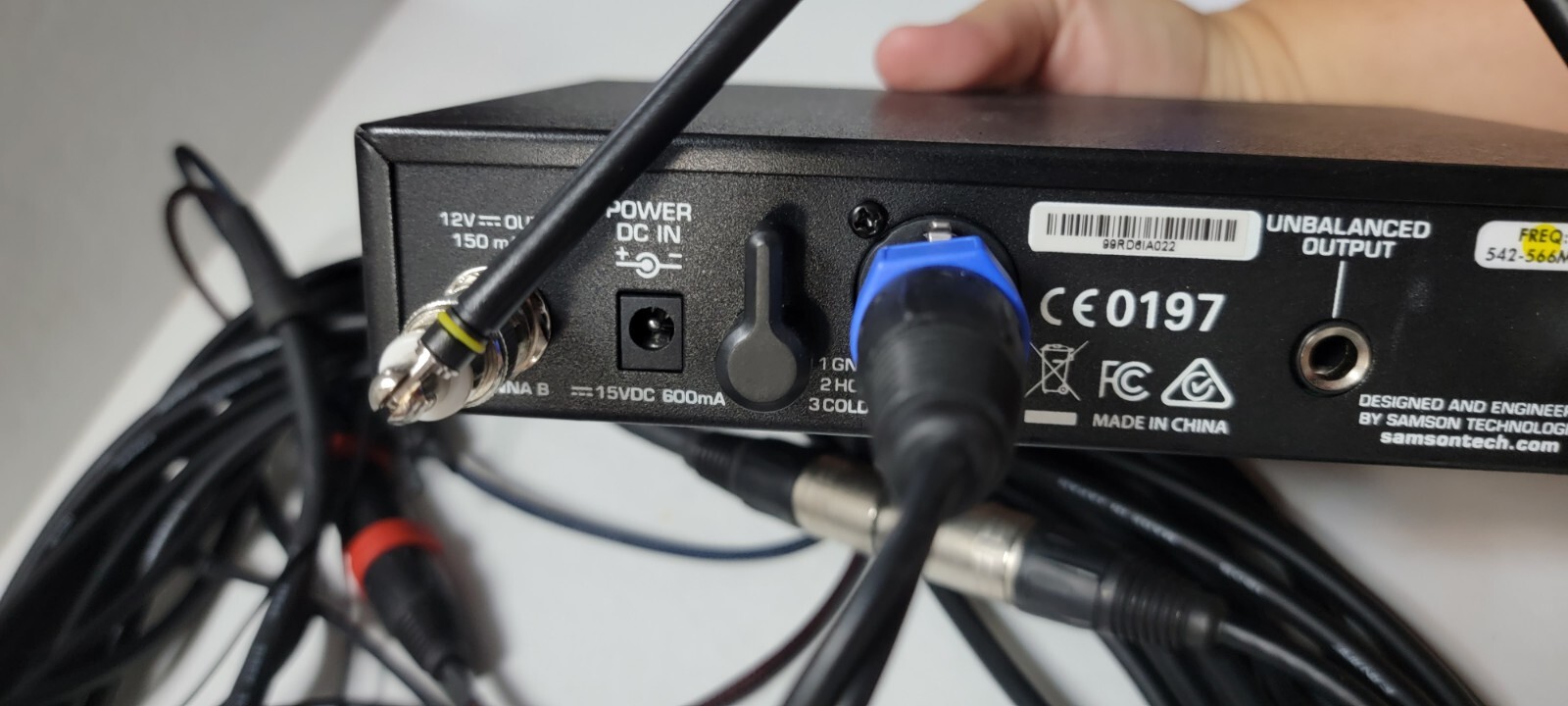 Samson CR99 UHF Wireless Microphone Receiver no power supply included