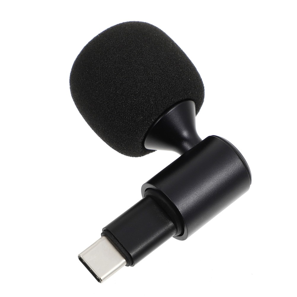 1Pc Type-C Microphone Bendable Microphone USB C Plug Speaker USB C Mic