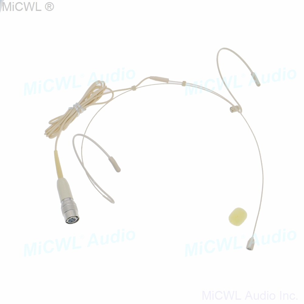 Pro Headset beige Microphone for Audio-Technica ATW 1000 2000 3000 Wireless