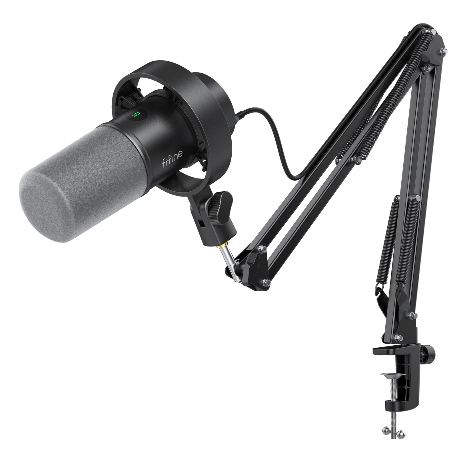 K688 Podcast Microphone Kit, USB/XLR Dynamic Microphone with Boom Arm for PC/XLR