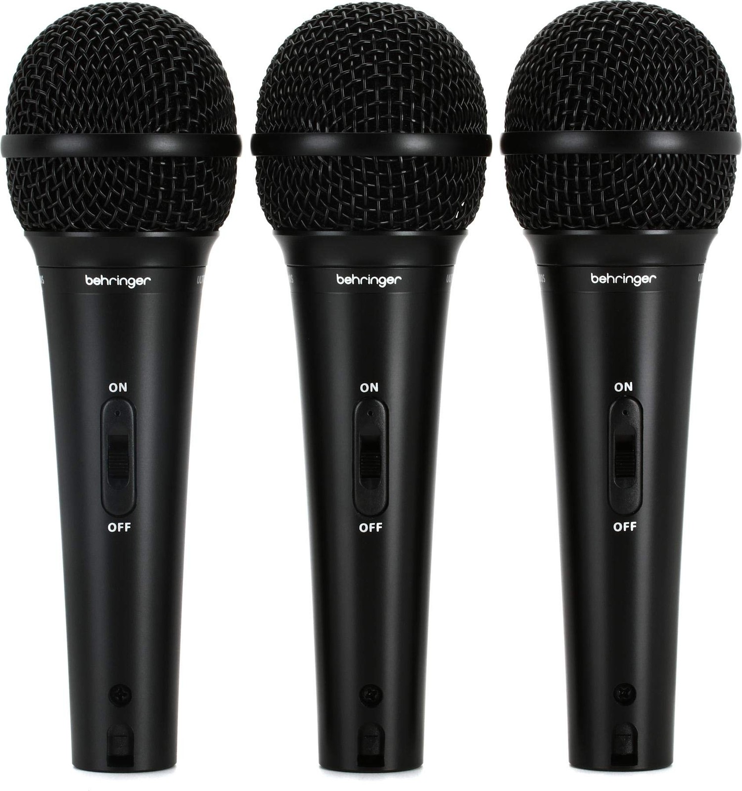 Behringer XM1800S 3~Pack Dynamic Cardioid Vocal & Instrument Microphones