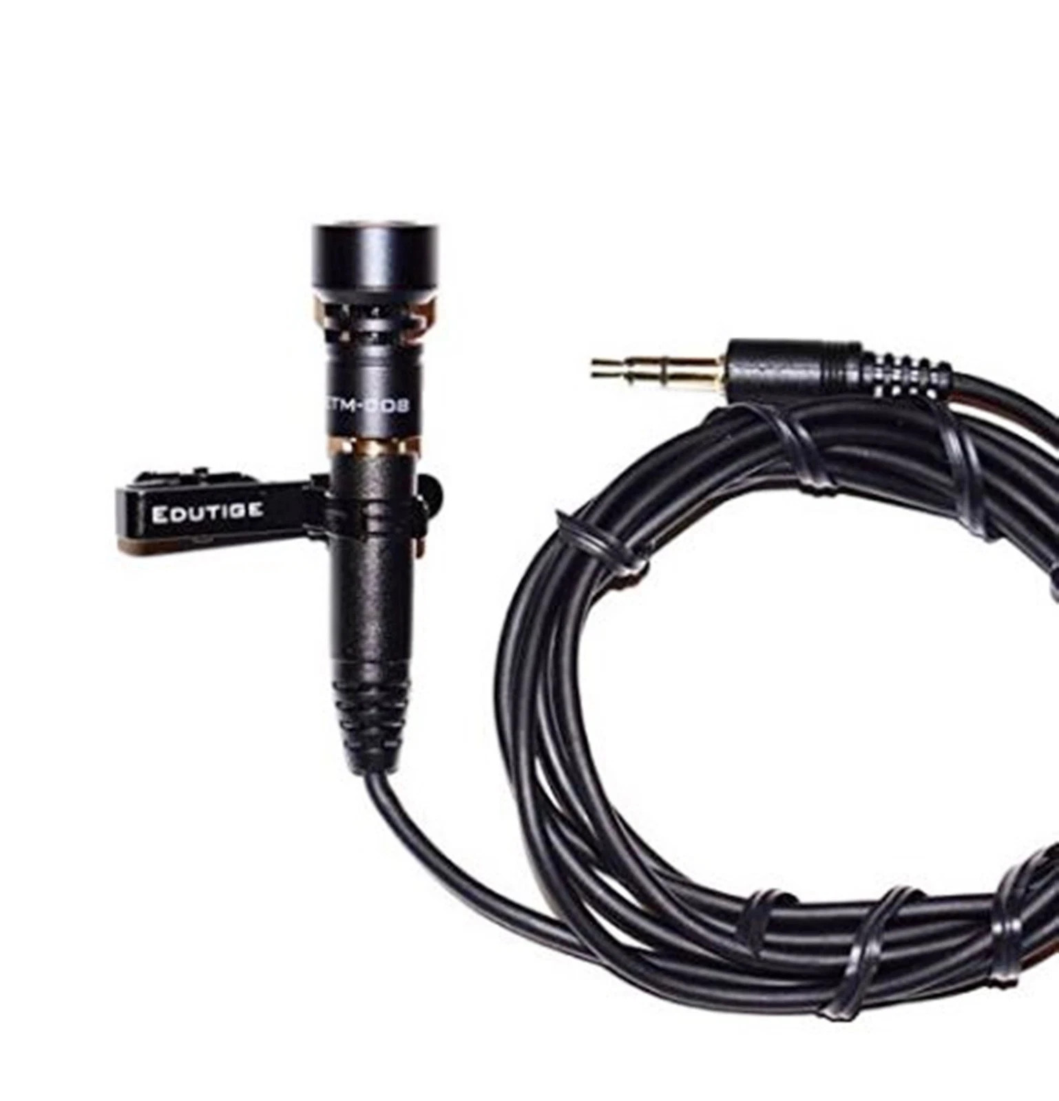 EDUTIGE ETM-008 Uni-Directional Lavalier Microphone for Digital Voice Recorder