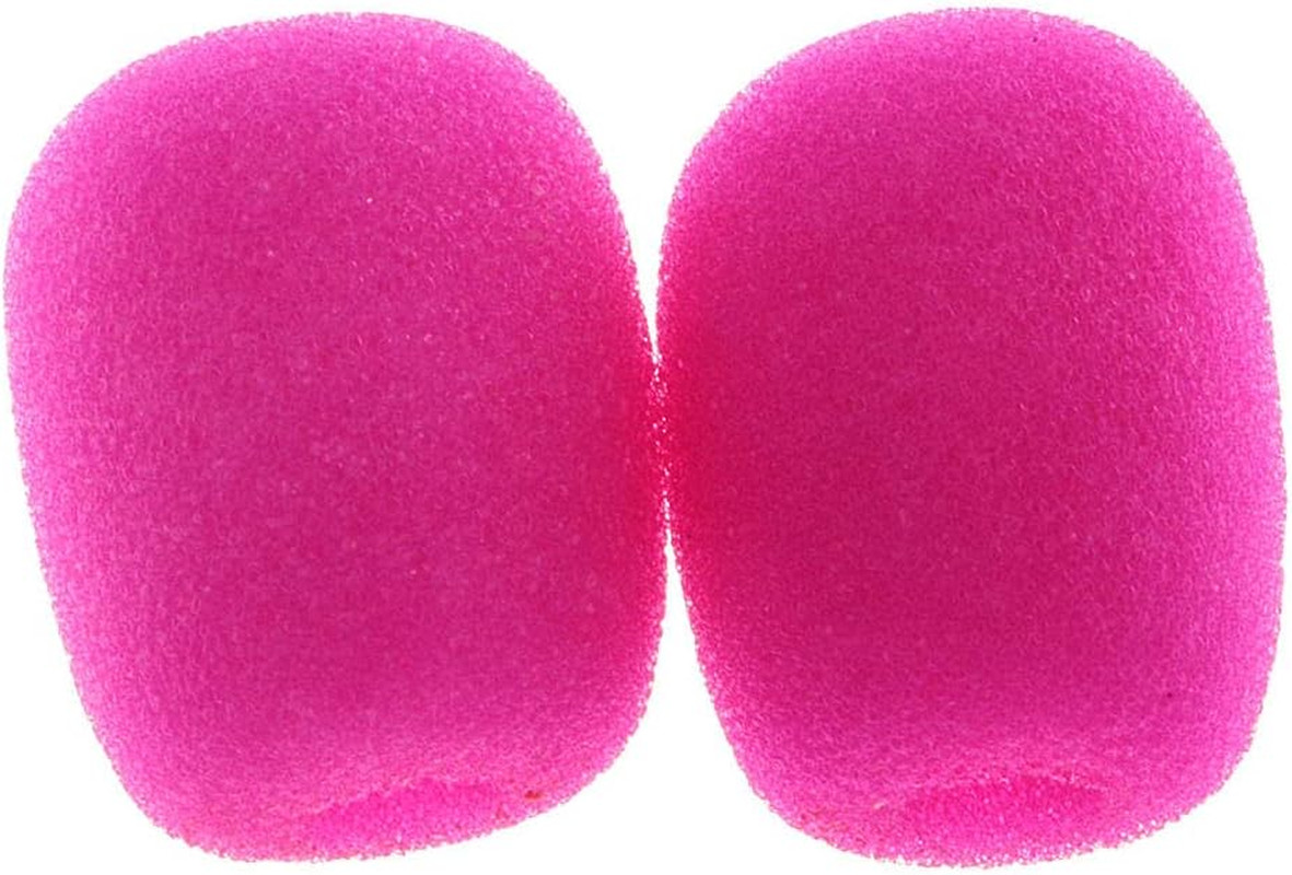 10Pcs Lapel Headset Microphone Windscreens Foam Microphone Covers, Mini Size, Fu