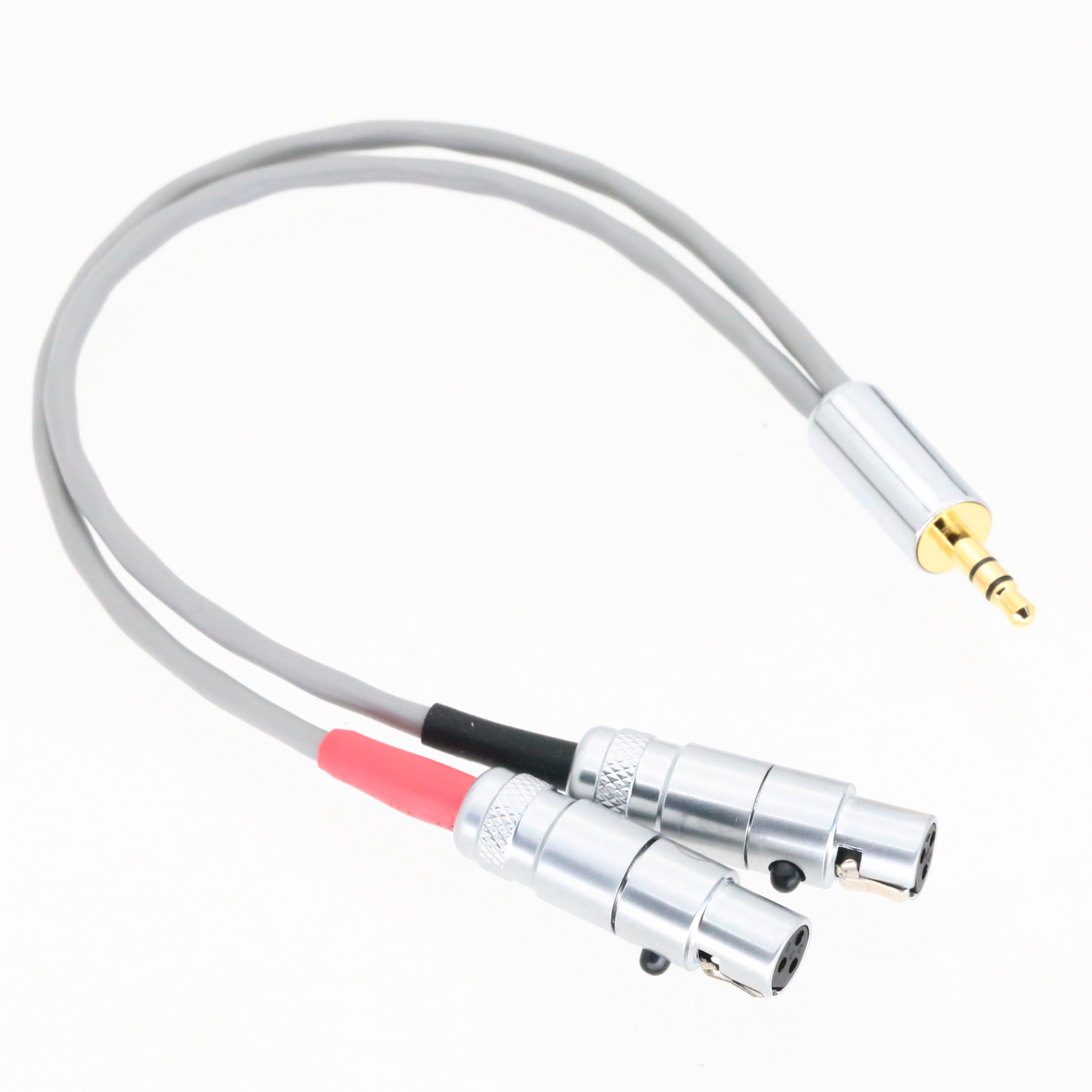 3.5mm TRS Stereo Plug to Dual Mini XLR TA3F Jack 8” L2B2AT Balanced Cable 1M2F