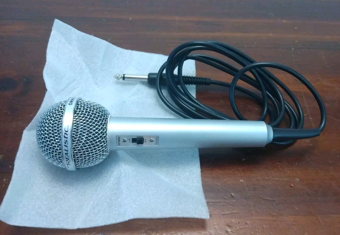 The Realistic Highball-2 Omnidirectional Mic. Low Imp. 600 OHMS (Open Box)