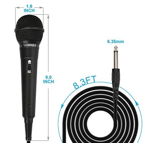 Microfono Profesional Dinamico de Mano Con Cable Para Fiestas Karaoke