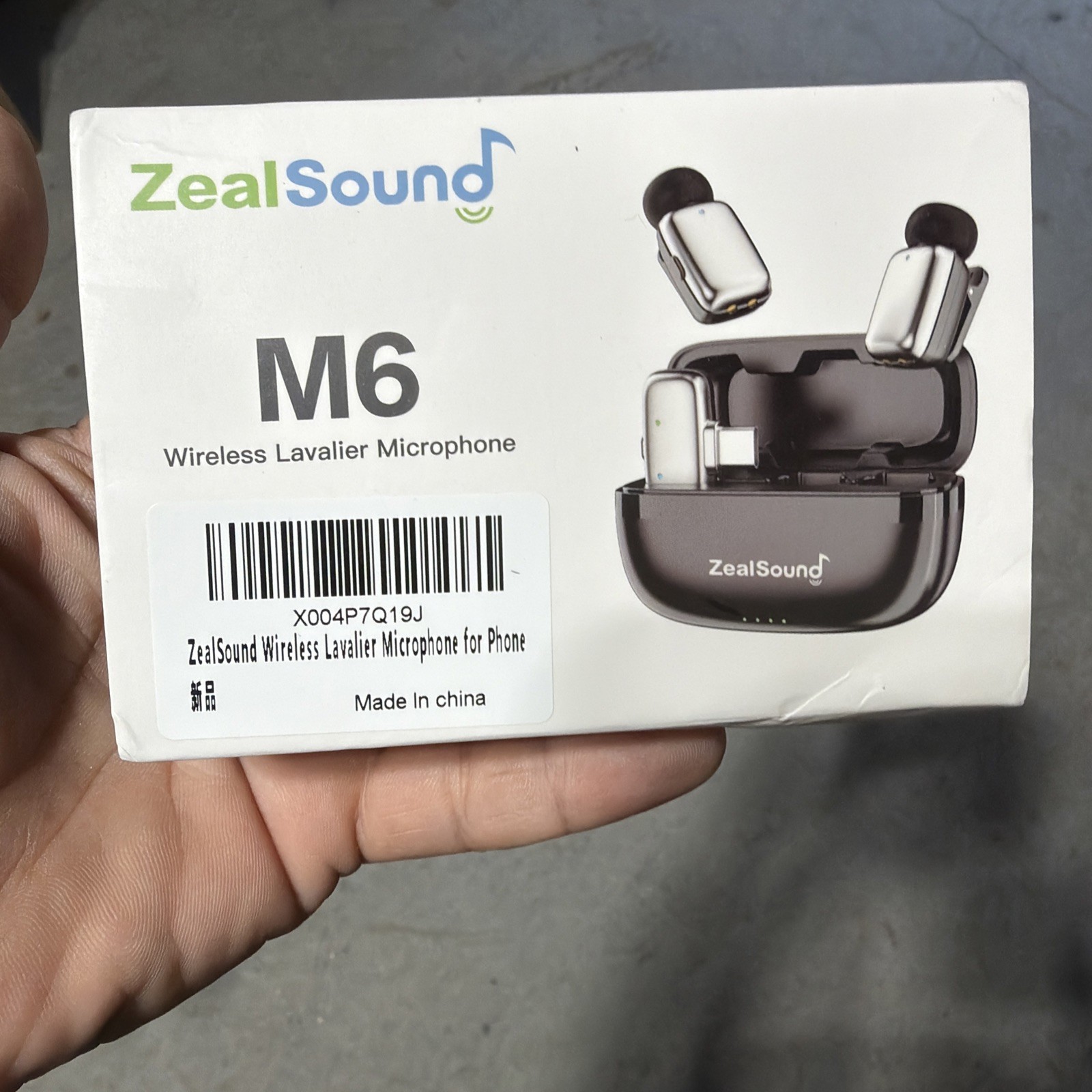 ZealSound M6 Wireless Lavalier/Lapel Microphone Black MPN X004NWKE9T
