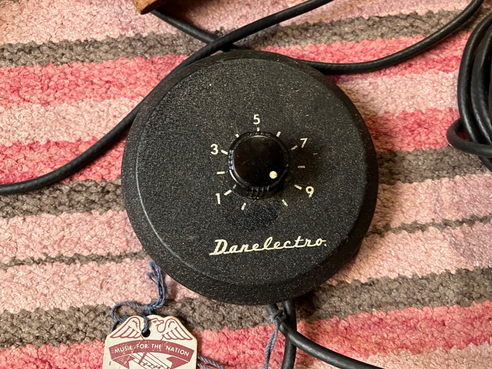 Vintage Super Rare Danelectro Piano Microphone Pickup System USA