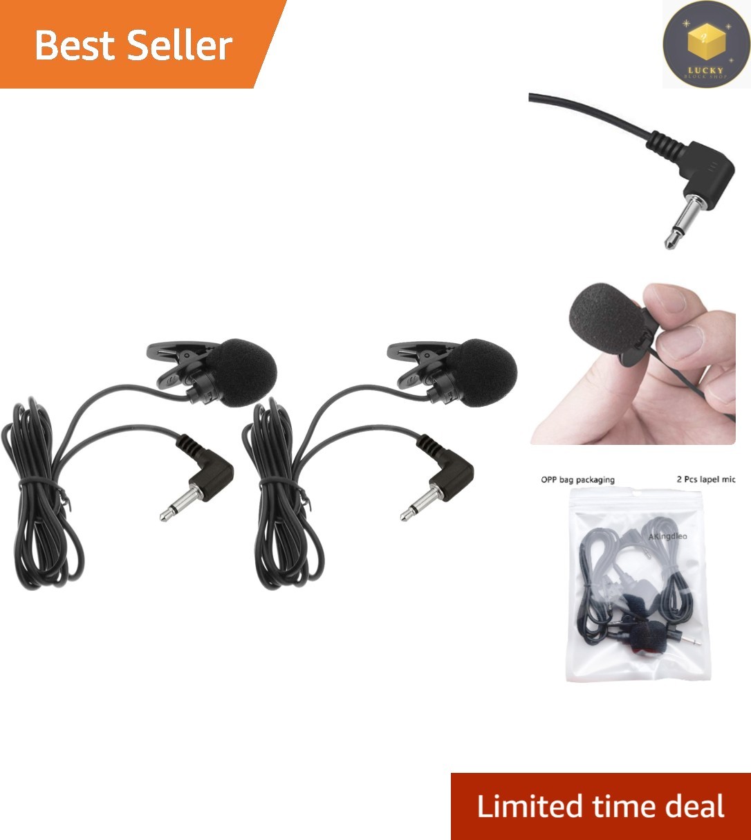 Durable Omnidirectional Lapel Microphones – Perfect for Musicians and Teachers