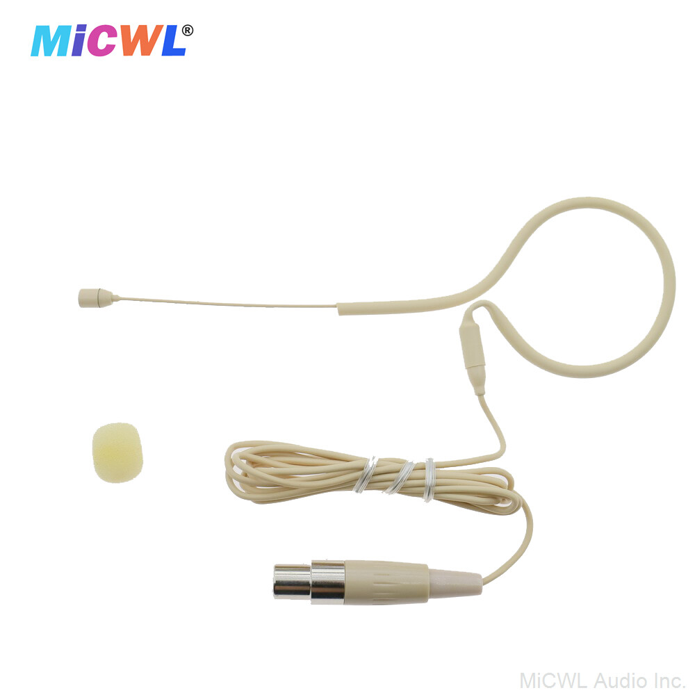 MX153 Headset Microphone For Shure Wireless Mic System 3 Color Earset TA4F XLR
