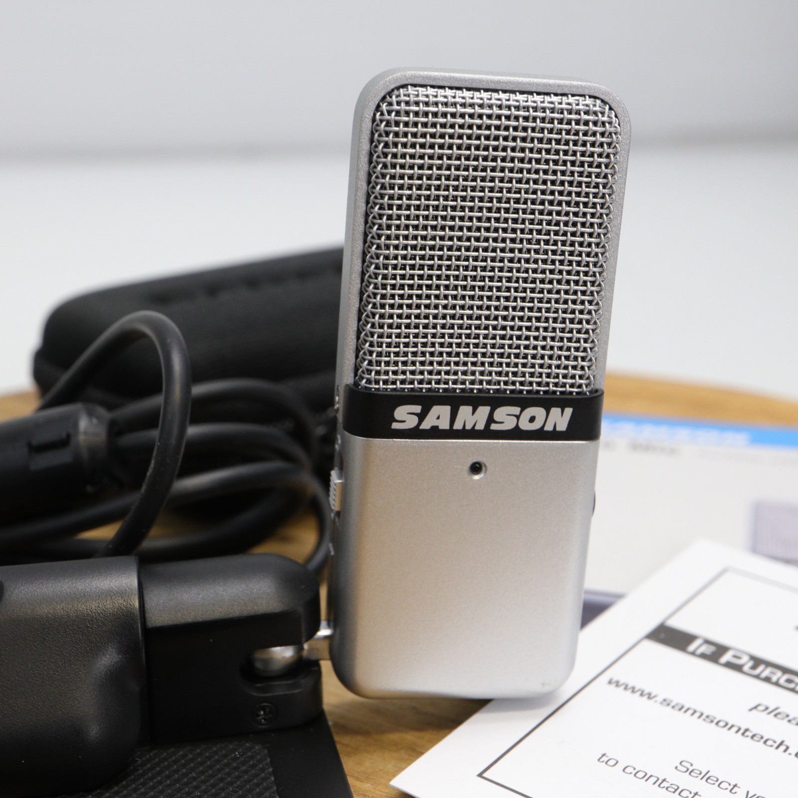 Samson Go Mic Portable USB Condenser Microphone Recording Streaming Podcast CIB