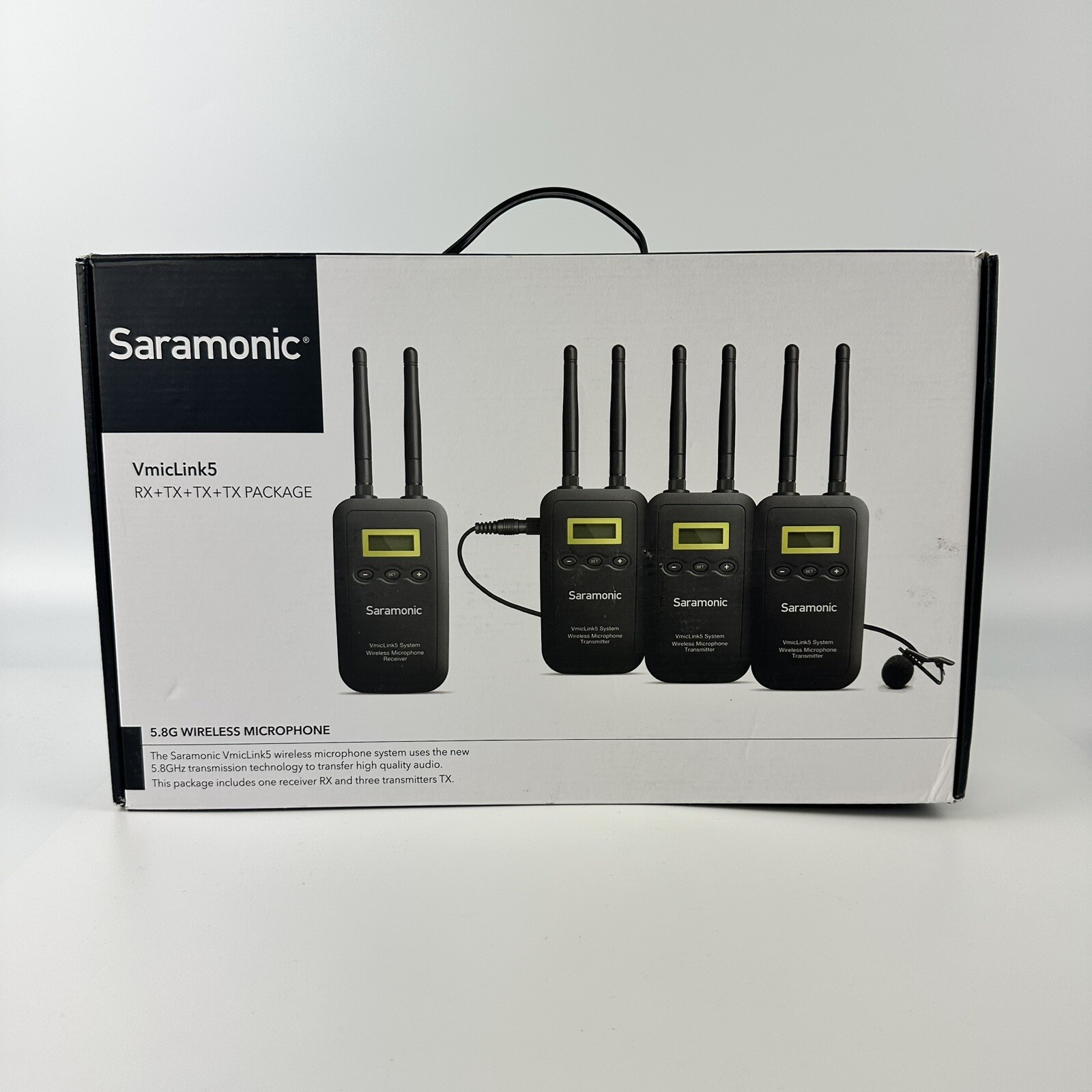 Saramonic Wireless Microphone System VmicLink5 Camera Mount Digital New