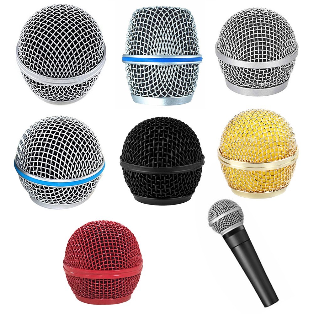1 Pcs High-Quality Steel Replacement Mesh Head For 58 Microph For Shure Beta New