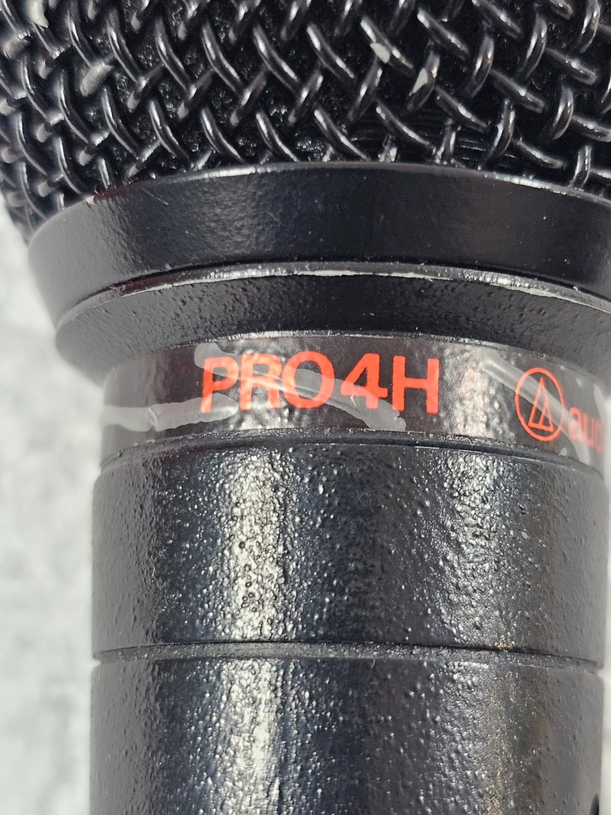 Audio-Technica PRO 4H Dynamic Microphone w Box Cable 16ft Tested Works