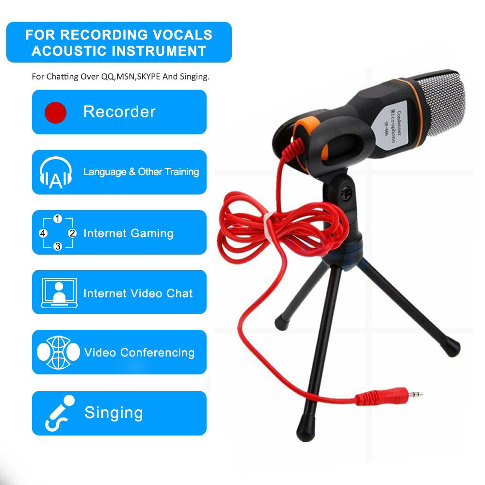 USB Condenser Microphone for PC, Laptop RGB Gaming Mic for Streaming, Podcast US