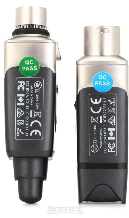 Xvive U3D Dual XLR Plug-on Wireless System