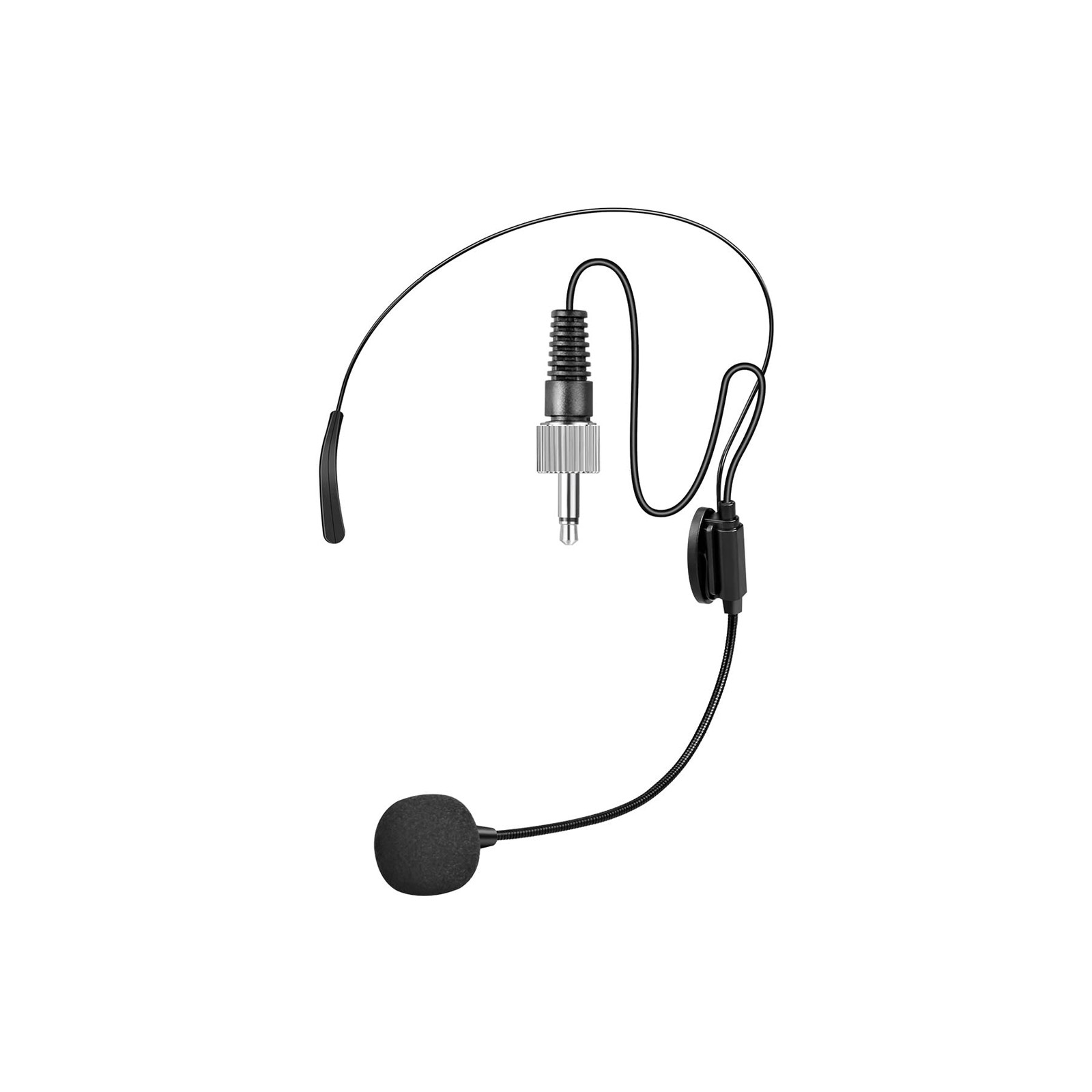 Replacement Headset Microphone 3.5mm Locking Screw Plug Unidirectional For Wirel