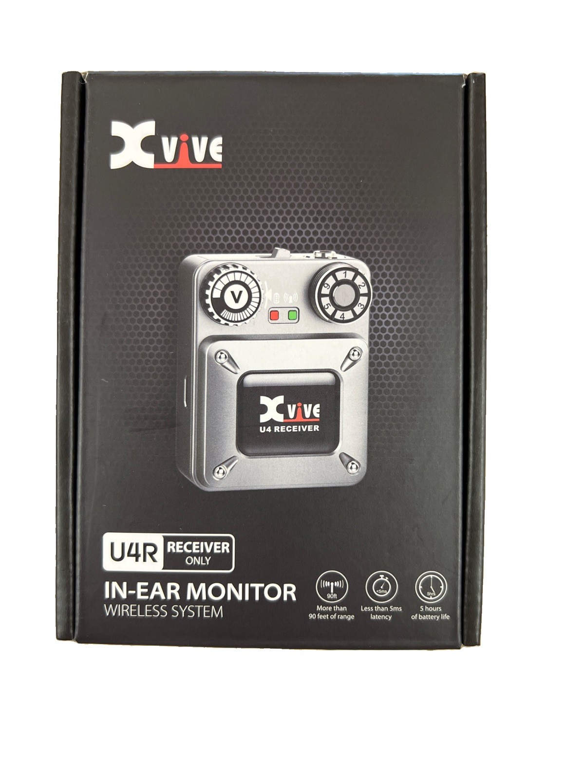 Xvive XV-U4R 2.4GHz Wireless In-Ear Monitor Receiver – Brand New Sealed