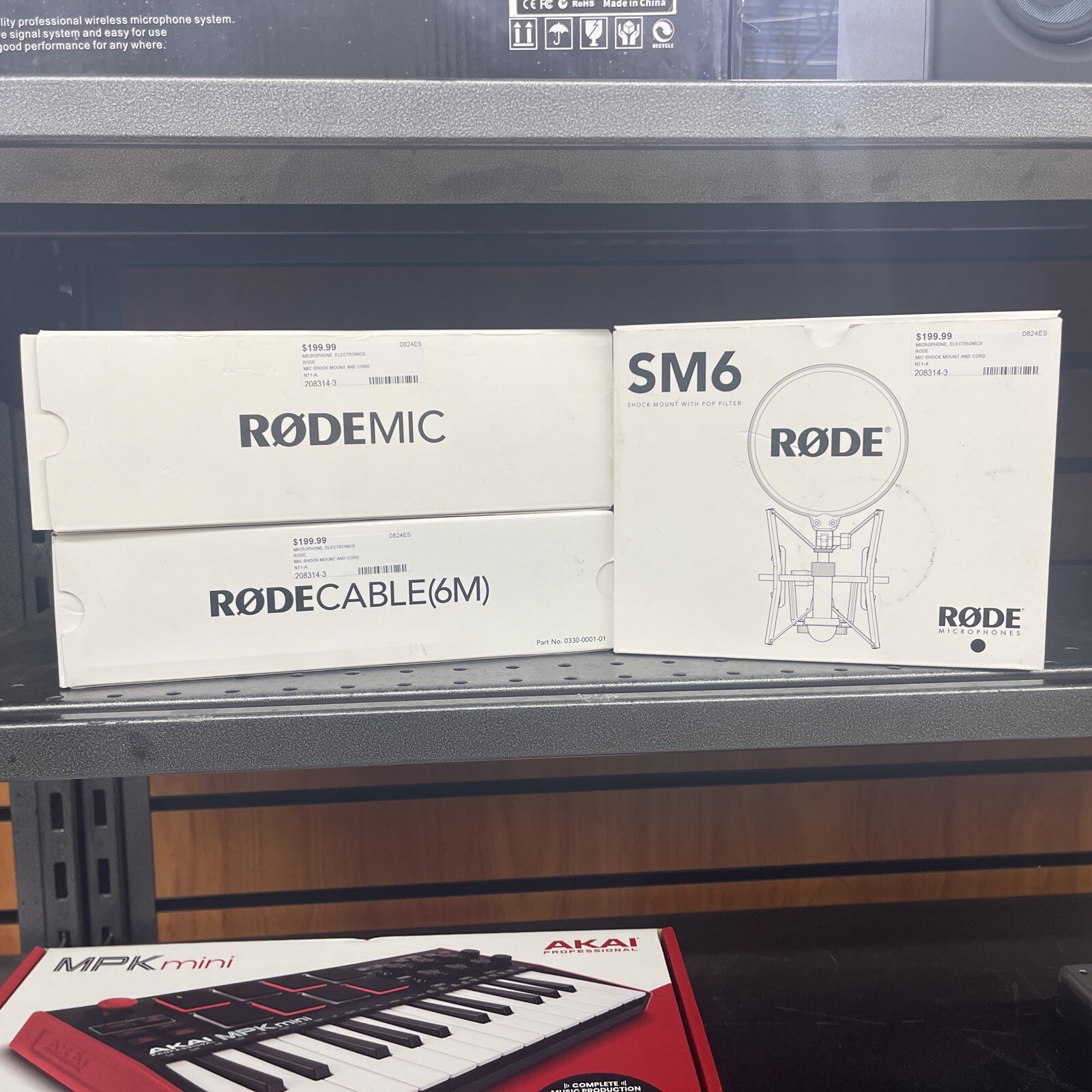 RODE MIC SM6 Condenser Microphone Kit With Shock Mount And Cord