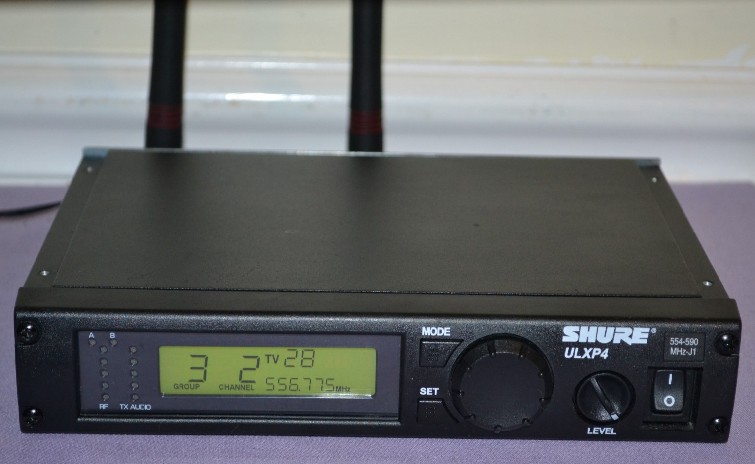 Shure ULXP4 Wireless Receiver & ULX2 -SM58 Wireless Mic J1 Band 554-590MHz-Great