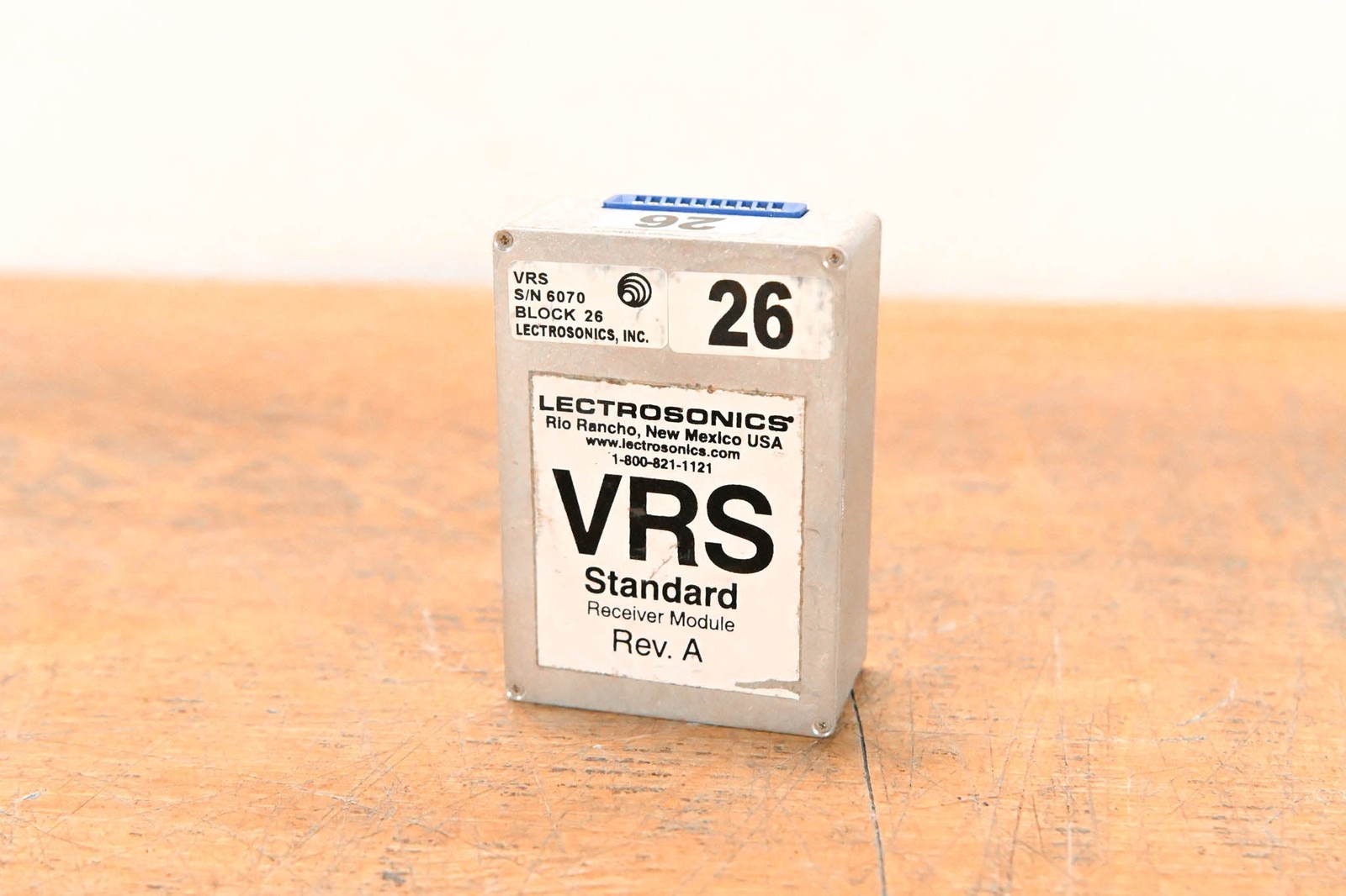 Lectrosonics VRS Standard Receiver Module for VRM Unit – Block 26 CG01N5H