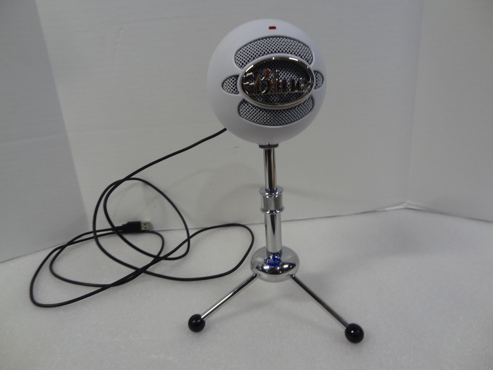 White Blue Yeti Microphone Snowball iCE mini USB Version Condenser Mic A00129