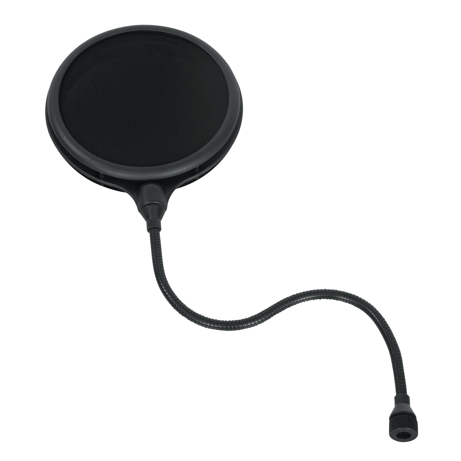 Split Level Double Layered Pop Filter with Attachment Clamp; Fits Most Standa…