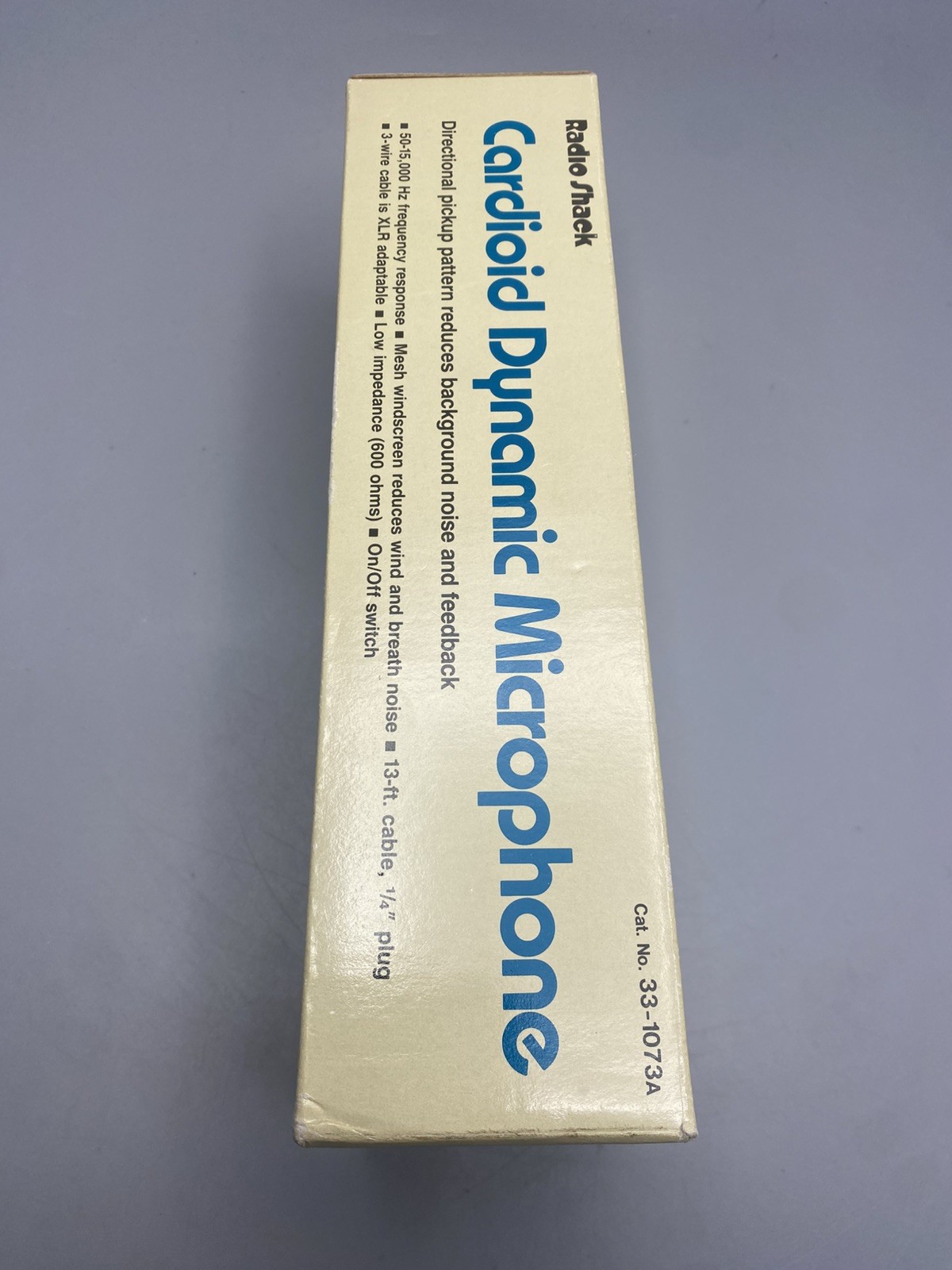 Realistic Radio Shack Professional Cardioid Dynamic Microphone 33-1073A NIB NEW