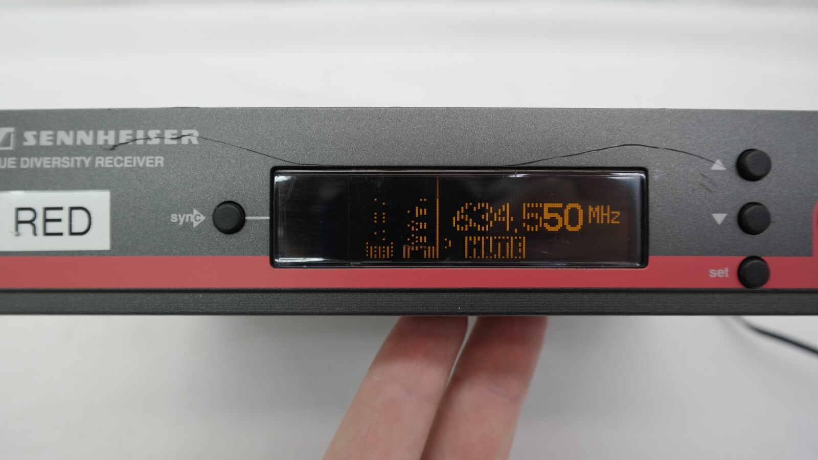 Sennheiser True Diversity Receiver EW 100 G3 626-662 MHz Display Issue JH