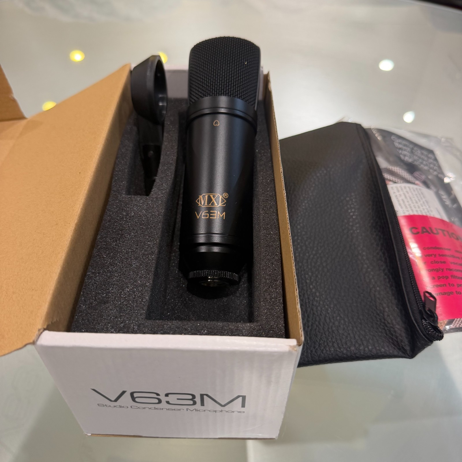 MXL V63M Large Diaphragm Condenser Microphone New Open Box Free Shipping