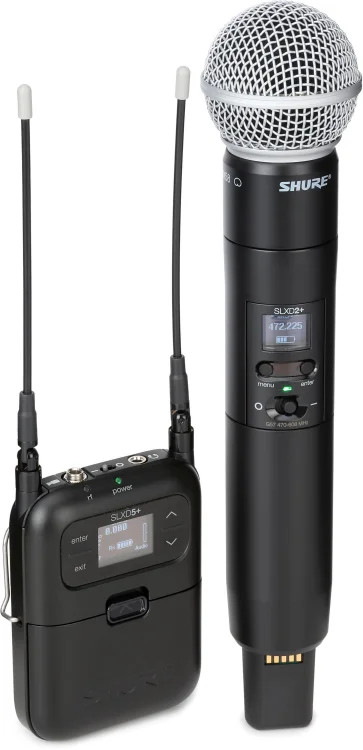 Shure SLXD25+/SM58 Digital Wireless Handheld System – G57 Band