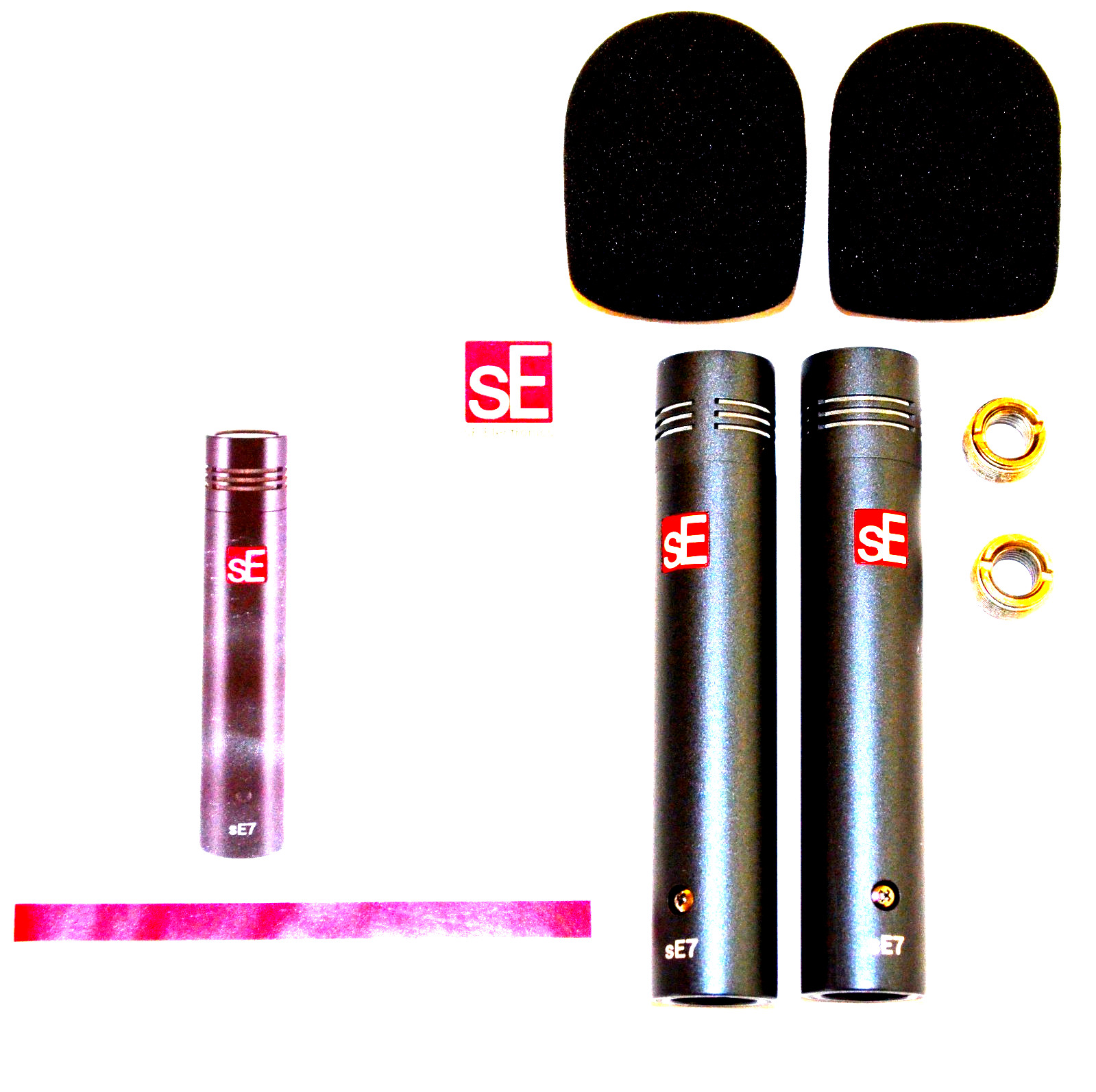 sE7 Cardioid Condenser Microphones with New Stereo Bar “Mint Condition”
