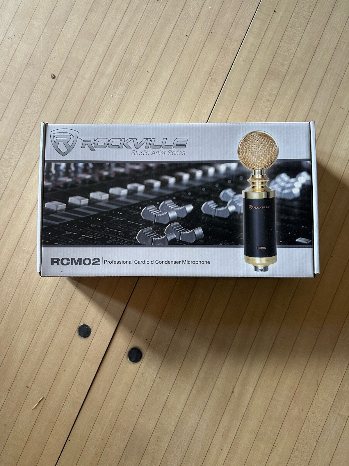 Rockville RCM02 Cardioid Condenser Microphone Large Diaphragm XLR Studio