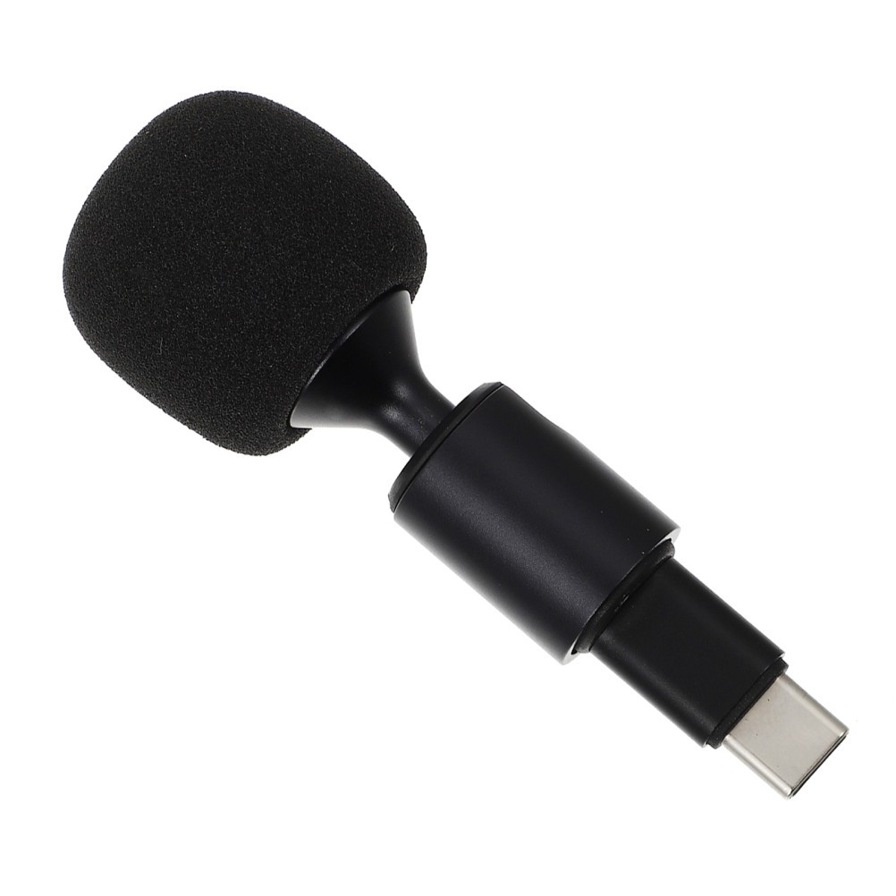 1Pc Type-C Microphone Bendable Microphone USB C Plug Speaker USB C Mic