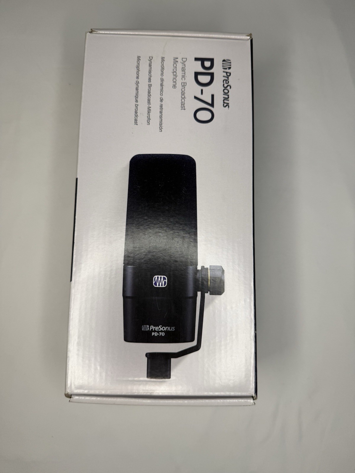 PreSonus PD-70 Broadcast Dynamic Microphone – Black