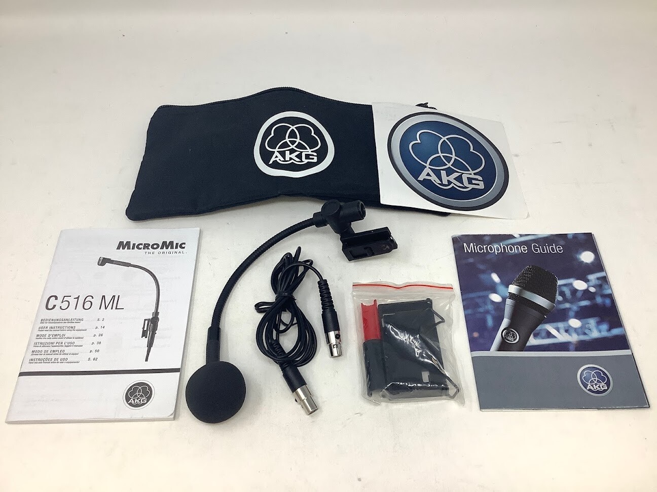 AKG C516ML Professional Miniature Condenser Instrument Microphone 3063X00020