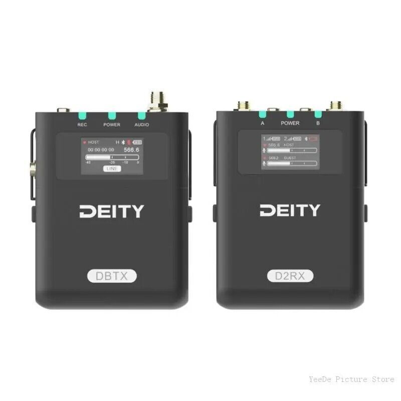 DEITY THEOS UHF Wireless Microphone System Dual Channel Recording Microphone