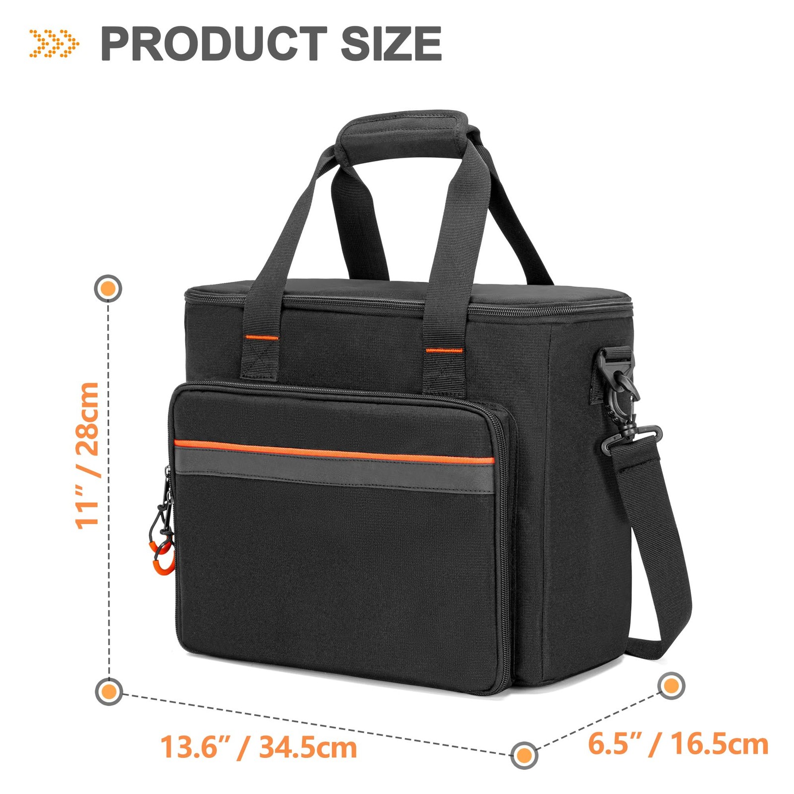 Wireless Microphone Carrying Case 6 Slots Thick Padding Patent Design