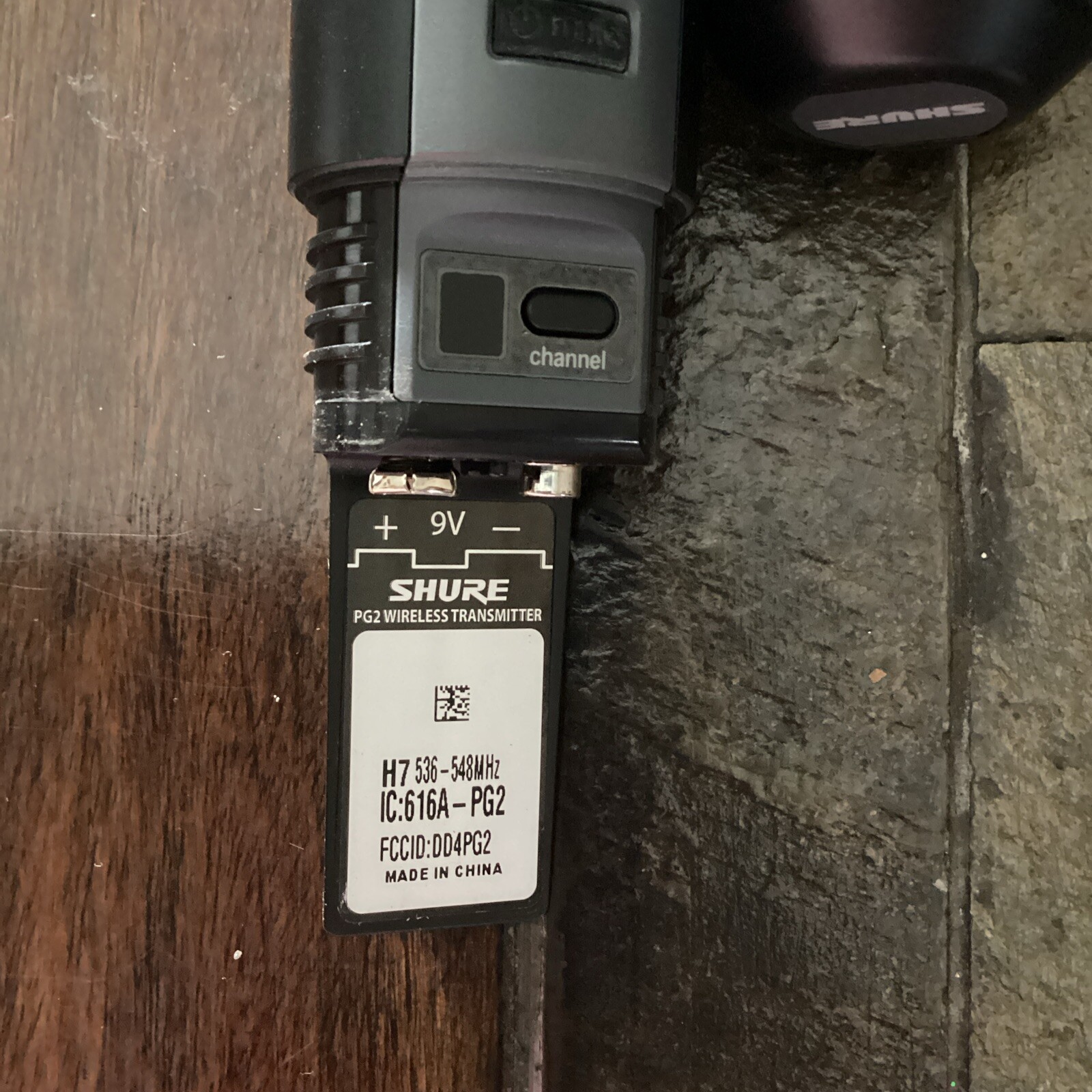 Shure Performance Gear Wireless Microphone System Thread Adaptor Euro Mic Stand