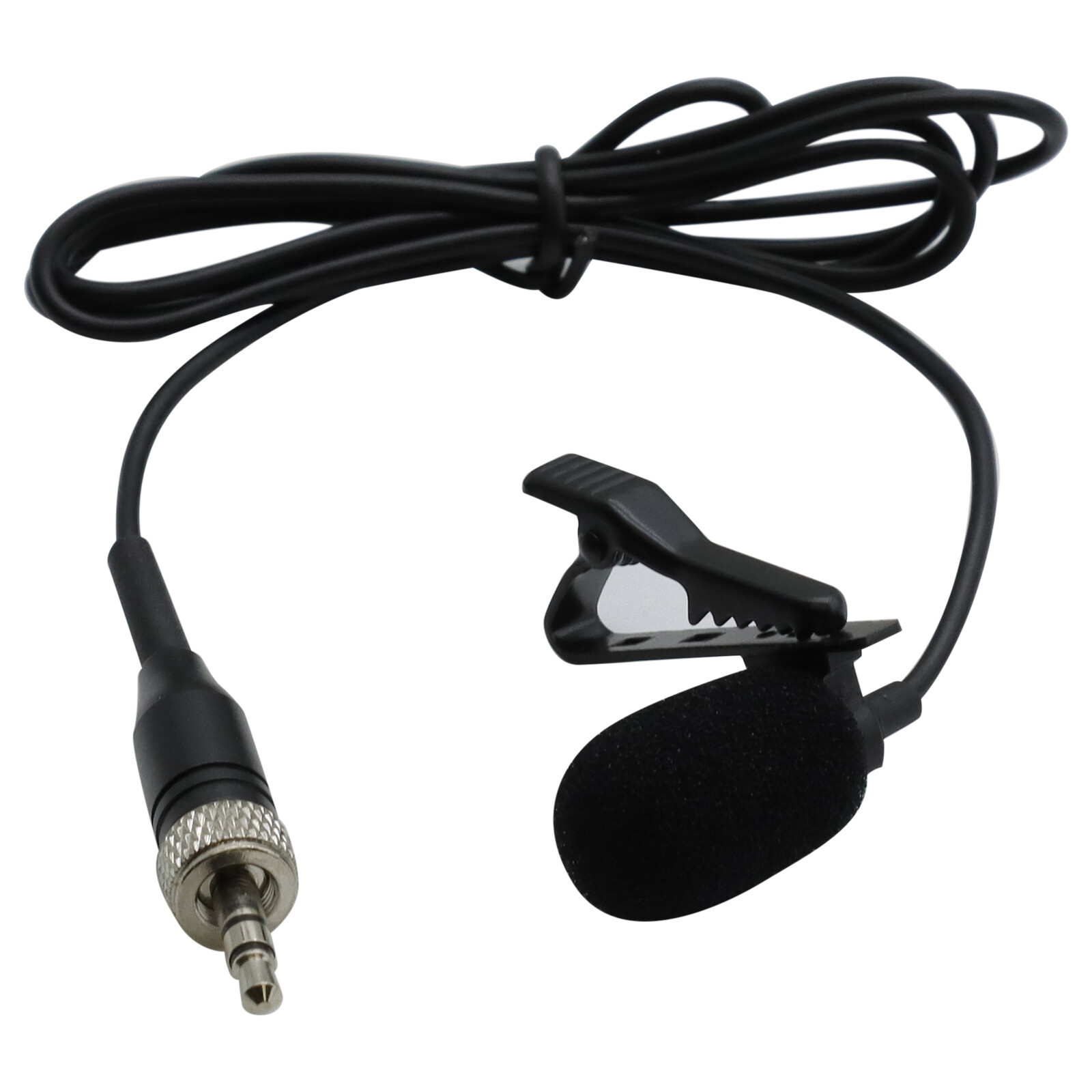 Lapel Lavalier Microphone for Sennheiser ew100 sk100 G1 G2 G3 G4 MKE2 Black