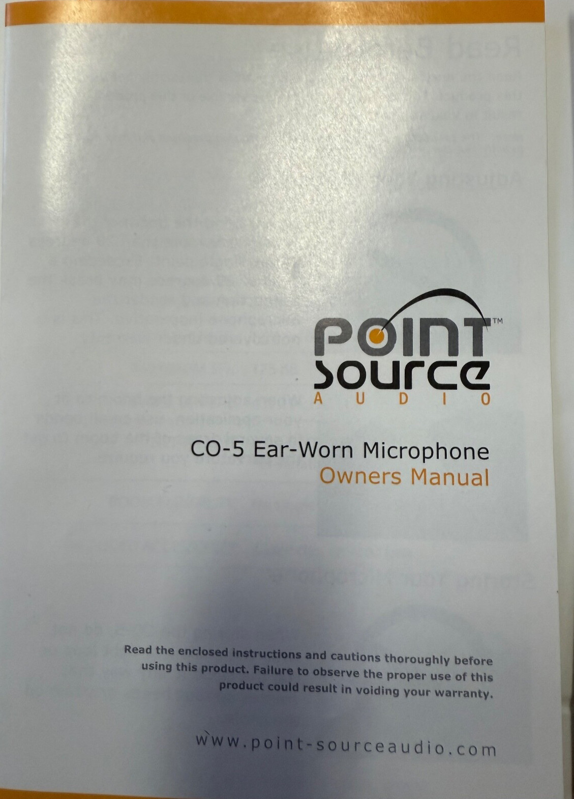 Point Source Audio CO-5W-TX-BE – Single Earworn Microphone For Telex (beige)