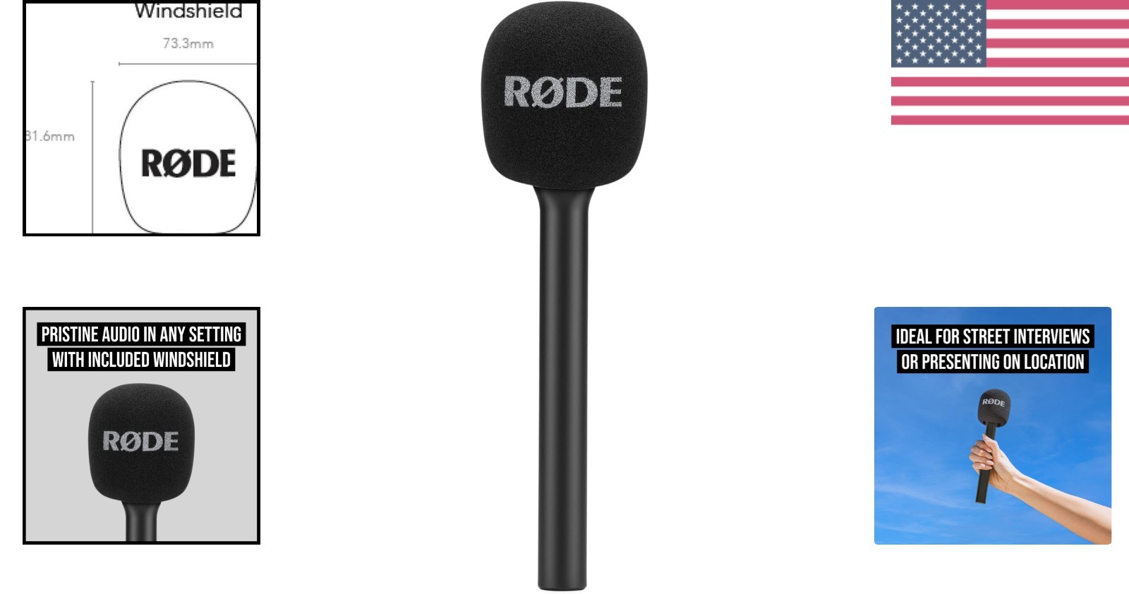 Unidirectional Handheld Adaptor for Wireless Microphones – Renowned Interview GO