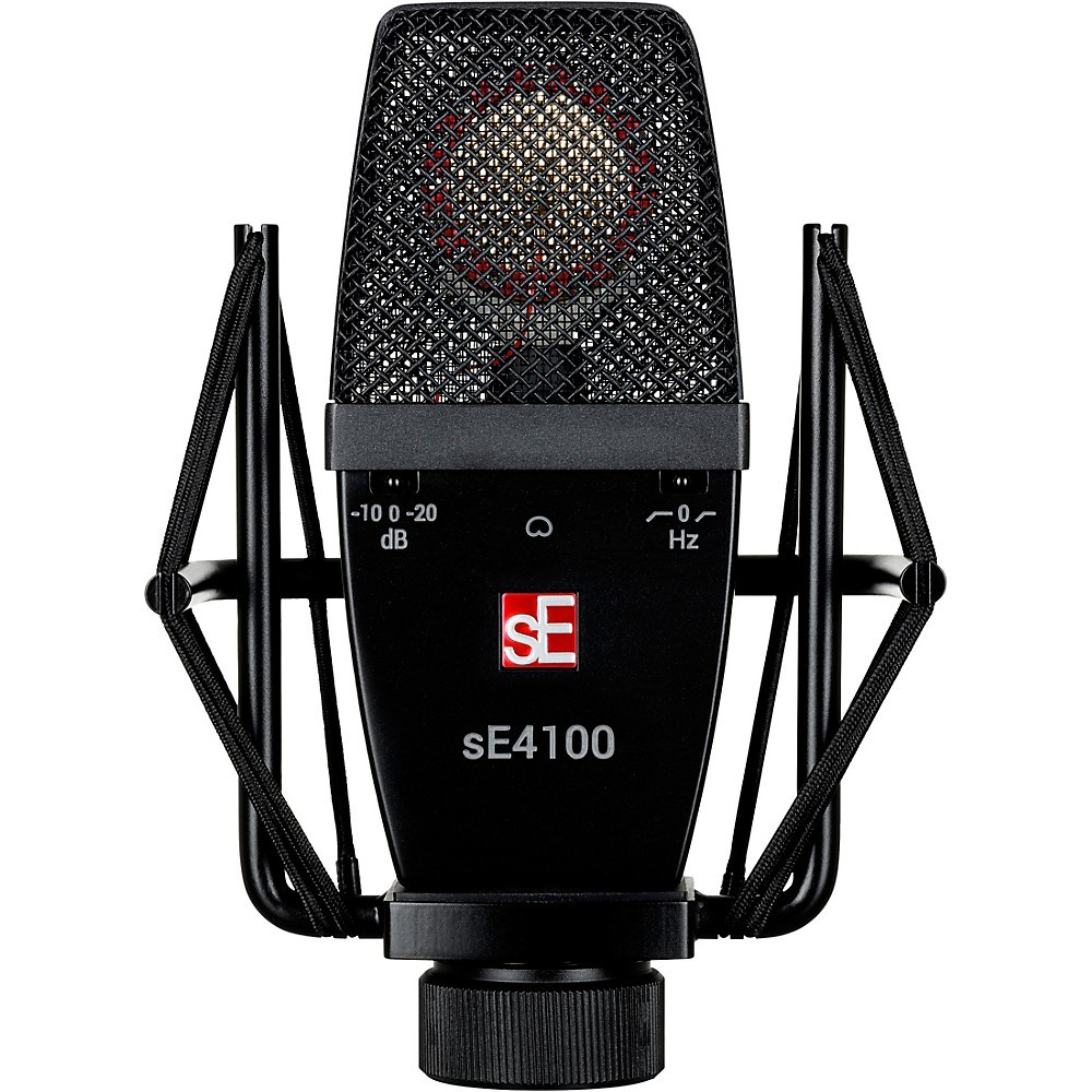 sE Electronics sE 4100 Large Diaphragm Cardioid Condenser Mic wMountCase Black