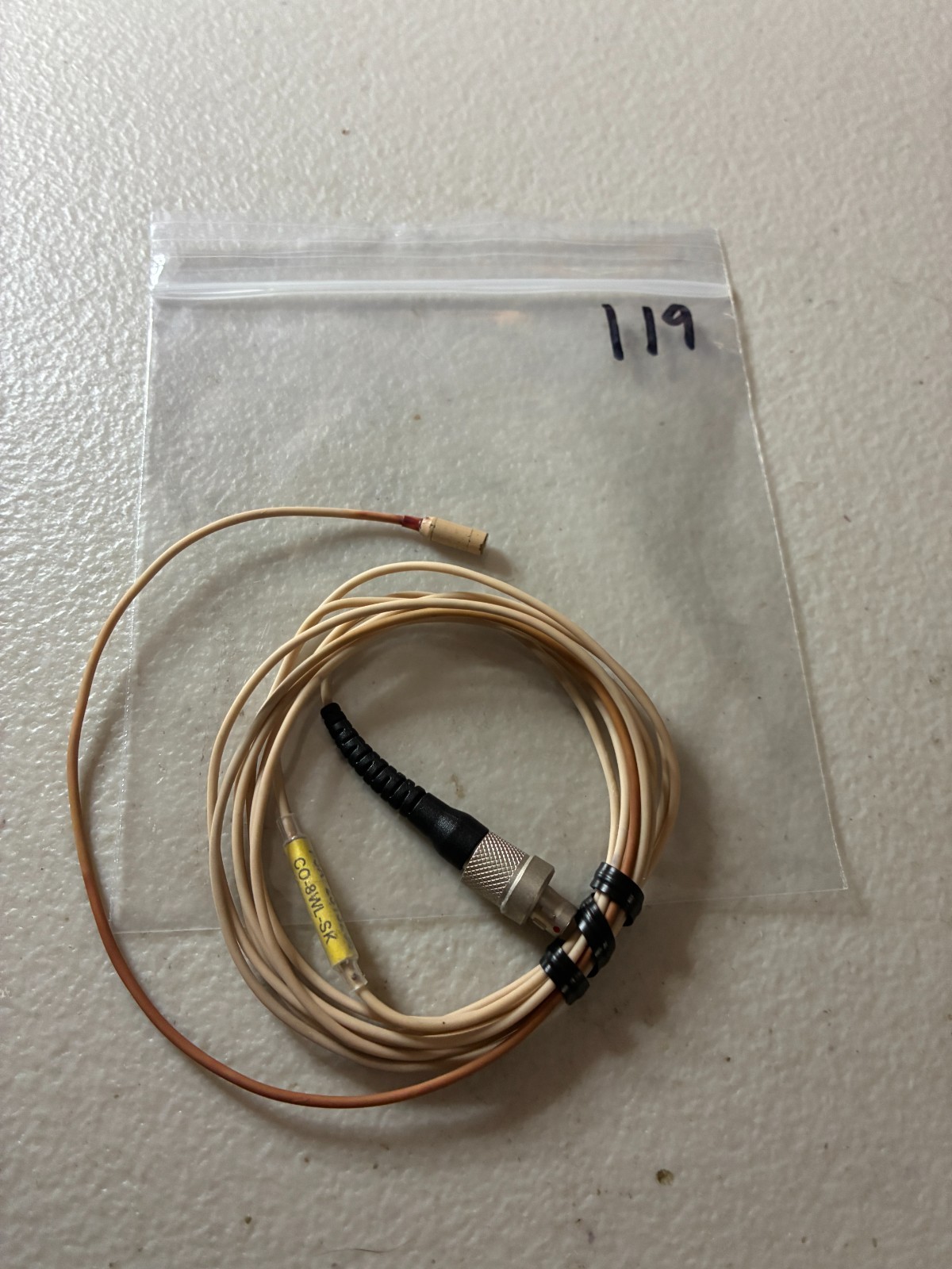 Point Source CO-8WL, Beige – Omni Lavalier, with 3-pin Lemo connector, #119