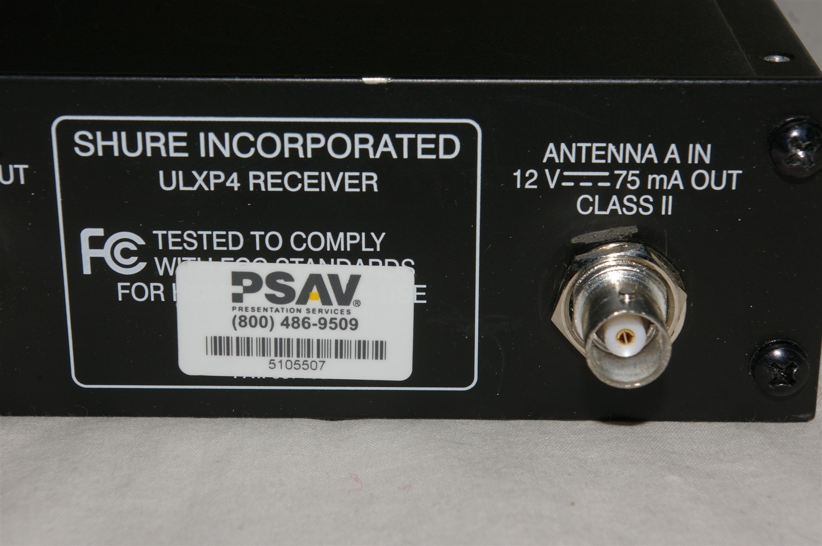 Shure ULXP4 Wireless Microphone Receiver 470-506 Mhz G3 PLEASE READ