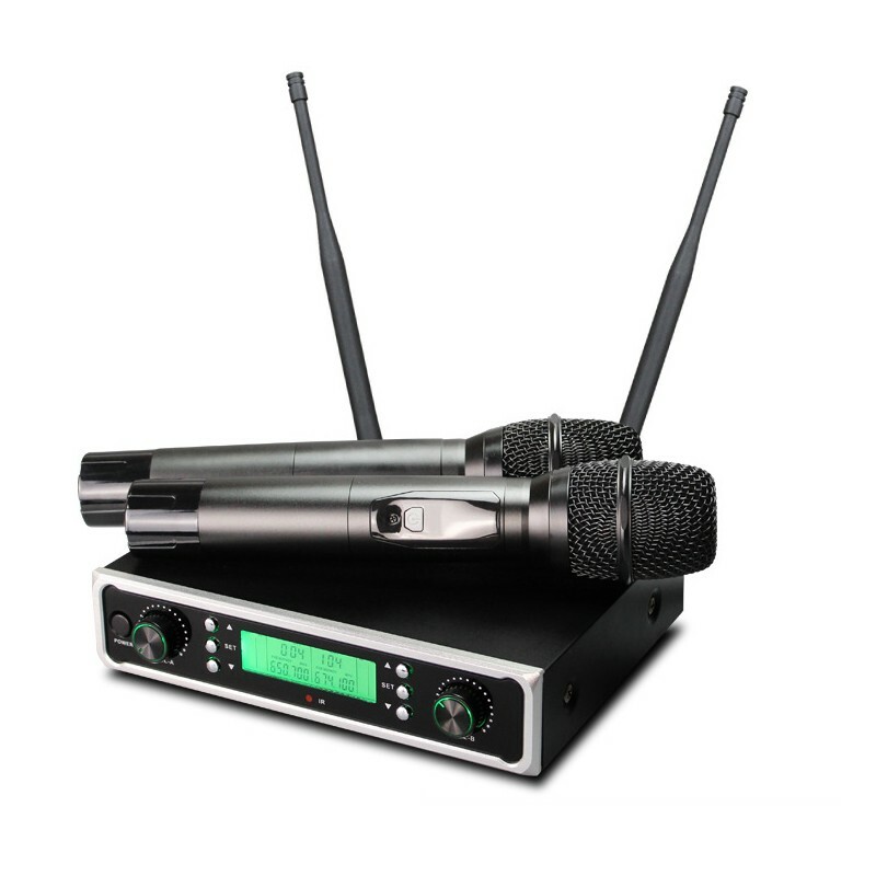J8 UHF Cordless Microphone w/ 200 Groups of Frequencies for KTV Conference Stage