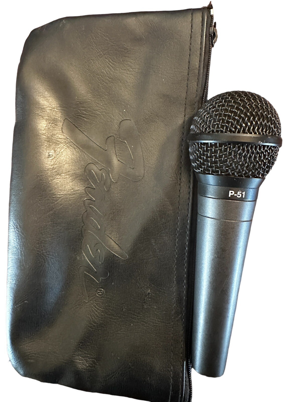 Fender P-51 Dynamic Microphone Untested No Cable